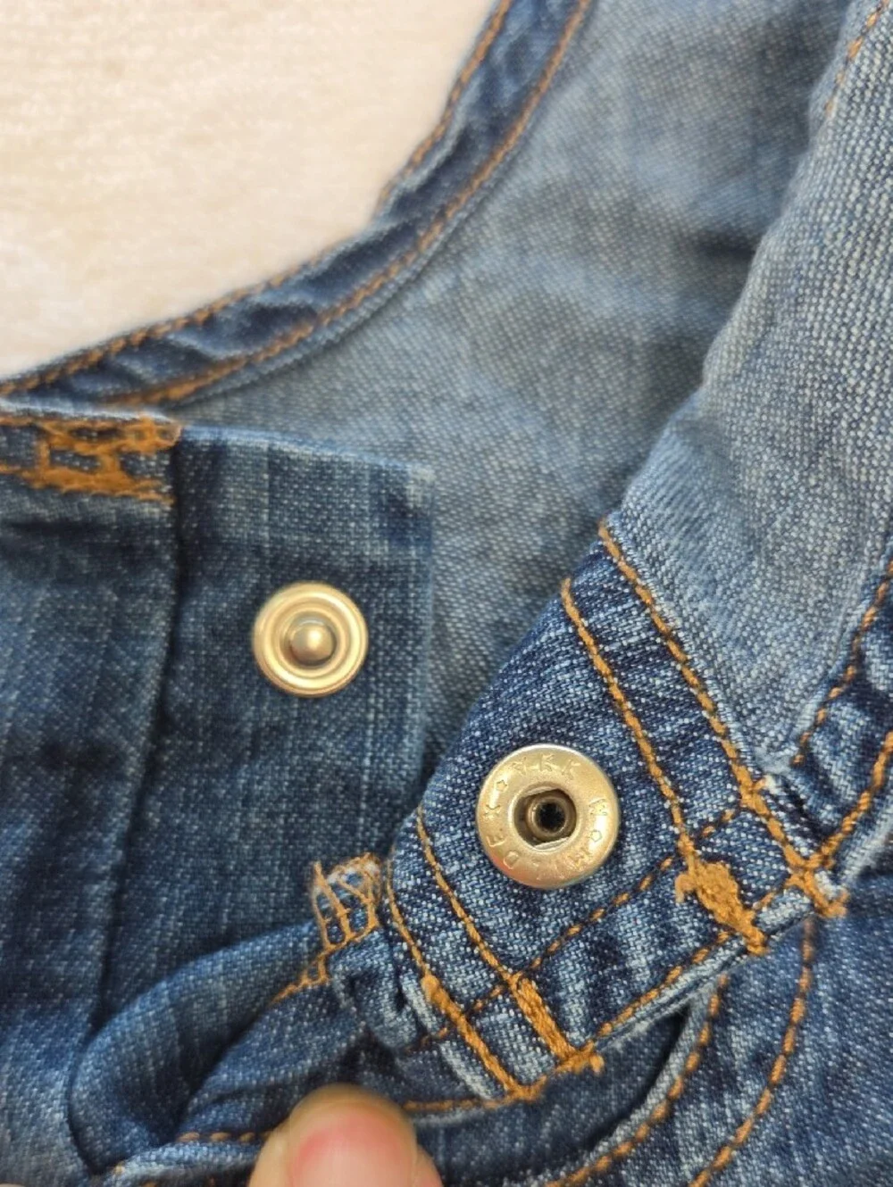 The Children's Place Blue Denim Short Overalls Sz 6m